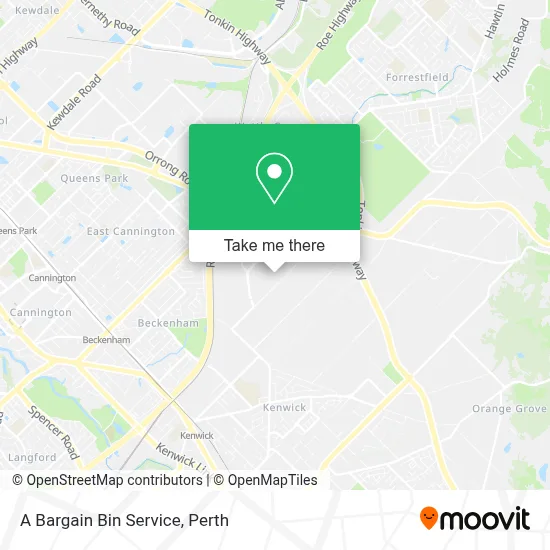 Mapa A Bargain Bin Service