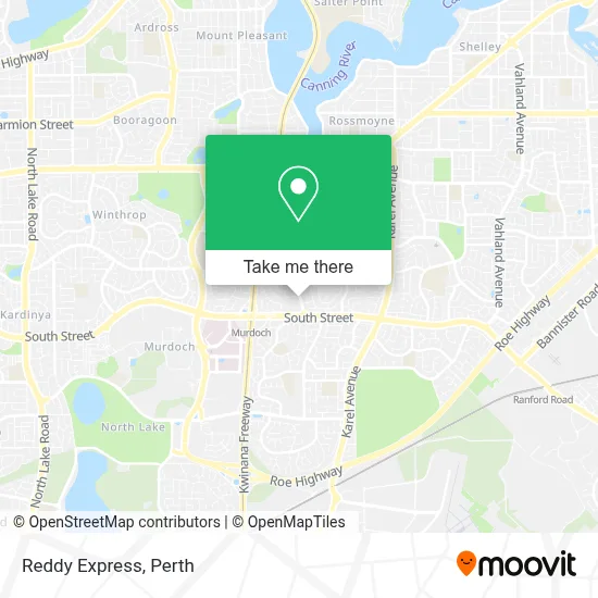 Mapa Reddy Express