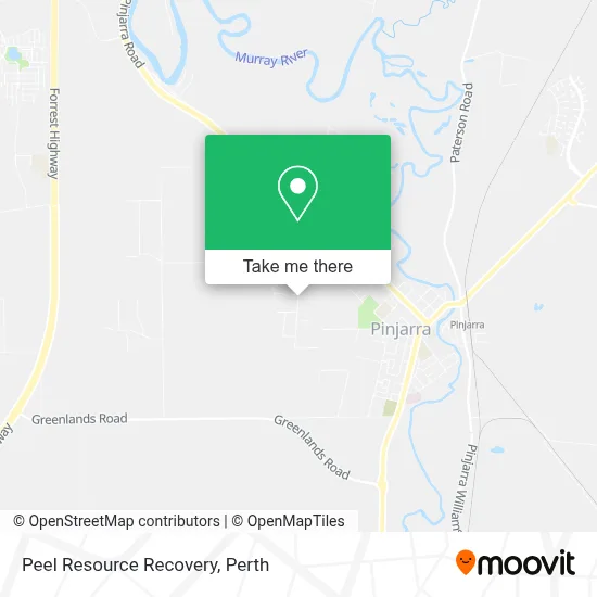 Mapa Peel Resource Recovery