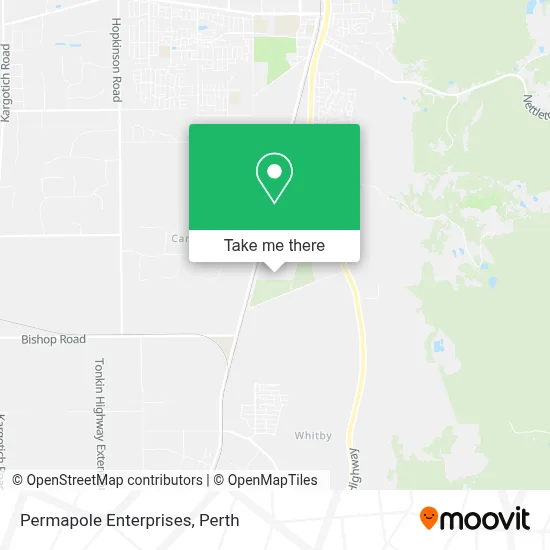 Mapa Permapole Enterprises