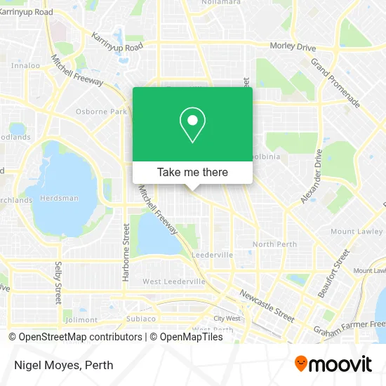 Mapa Nigel Moyes