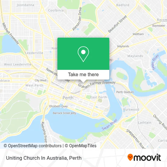 Mapa Uniting Church In Australia
