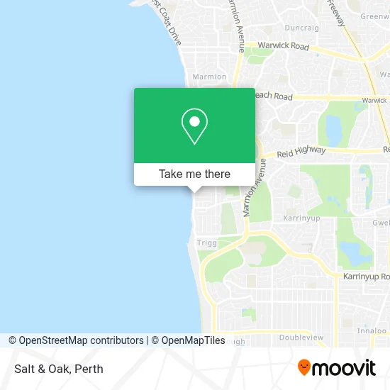 Mapa Salt & Oak
