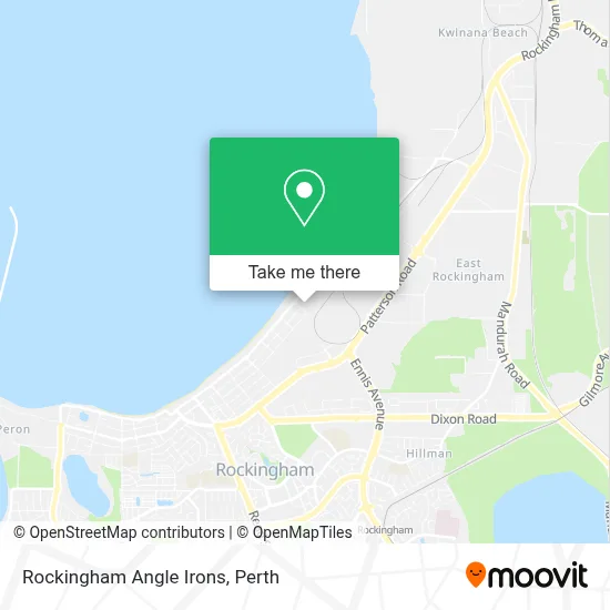 Rockingham Angle Irons map