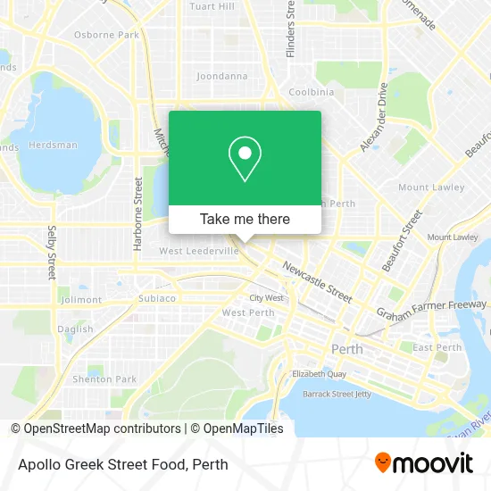 Mapa Apollo Greek Street Food