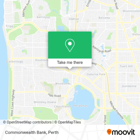 Commonwealth Bank map