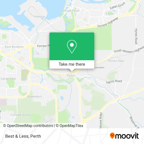 Best & Less map