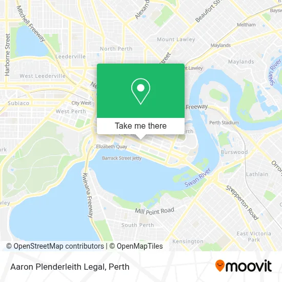 Mapa Aaron Plenderleith Legal