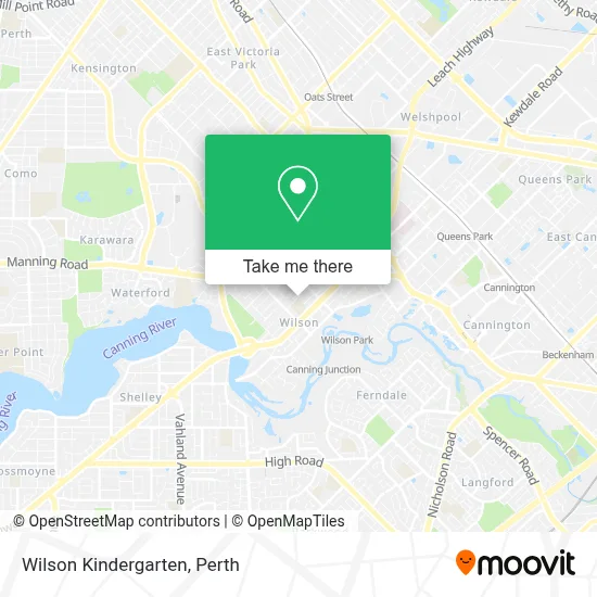 Mapa Wilson Kindergarten