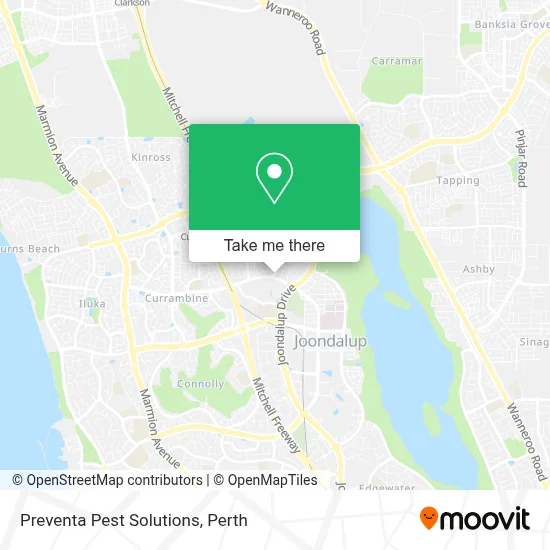 Mapa Preventa Pest Solutions