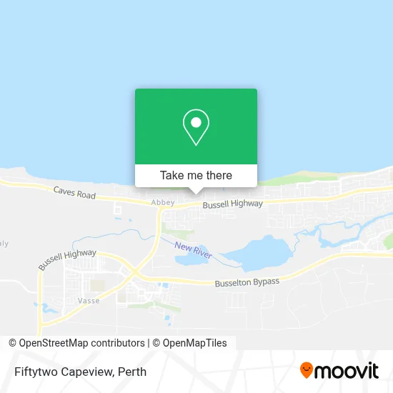 Mapa Fiftytwo Capeview