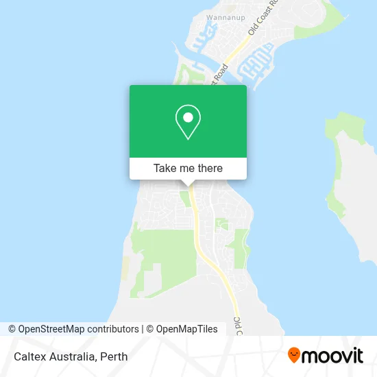 Mapa Caltex Australia
