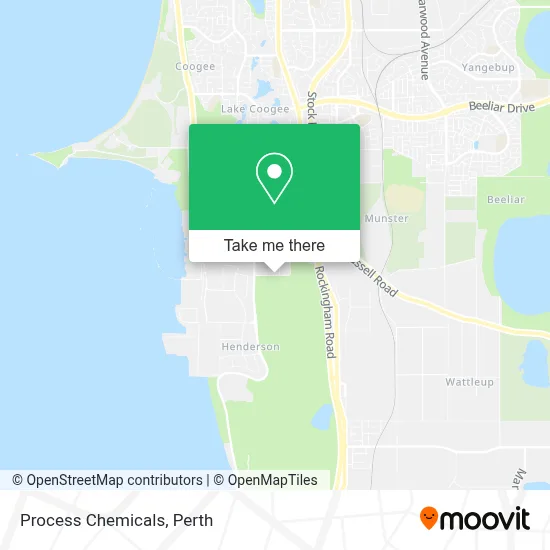 Process Chemicals map