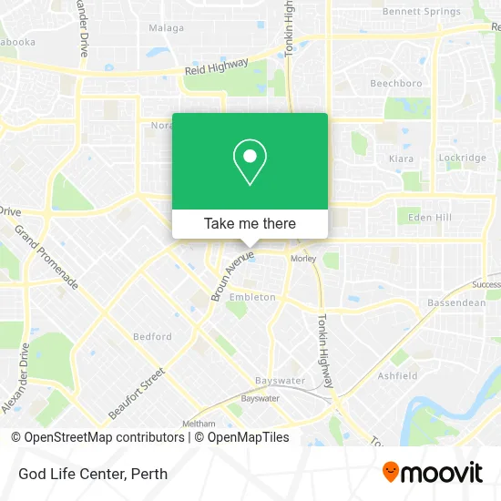 Mapa God Life Center