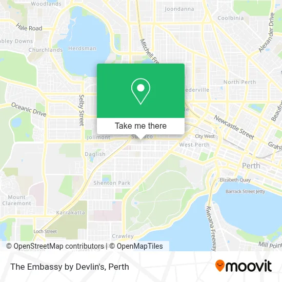 Mapa The Embassy by Devlin's