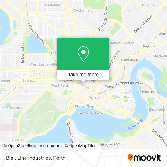 Mapa Blak Line Industries