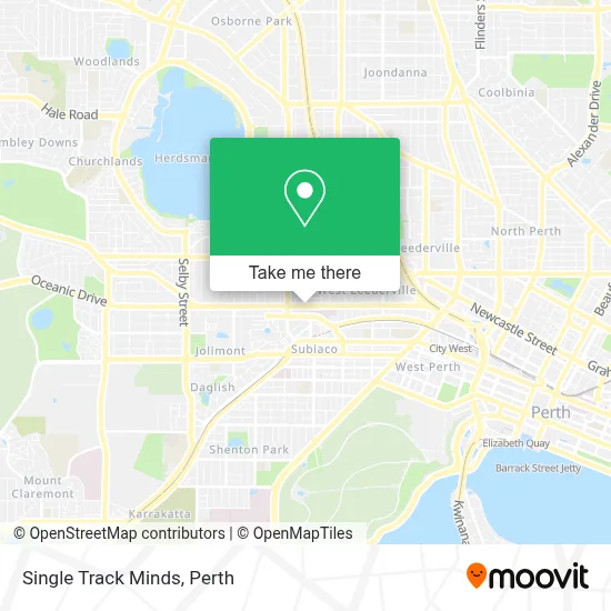 Single Track Minds map