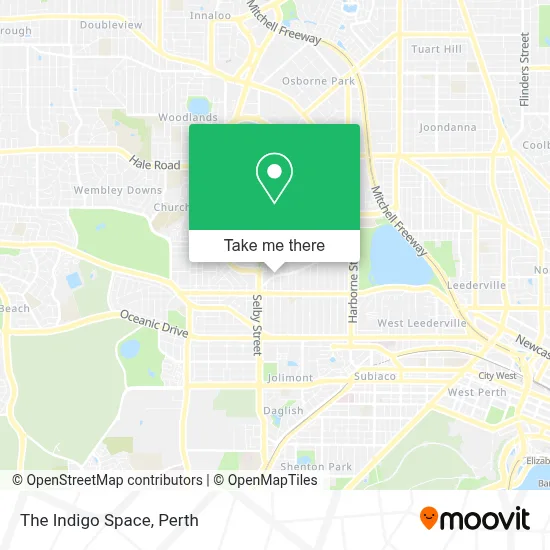 Mapa The Indigo Space
