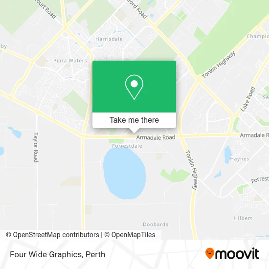 Mapa Four Wide Graphics