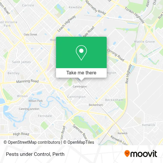 Mapa Pests under Control