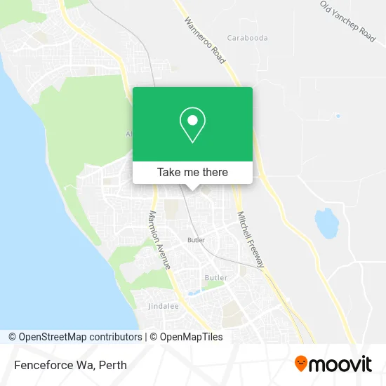 Mapa Fenceforce Wa