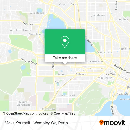 Mapa Move Yourself - Wembley Wa