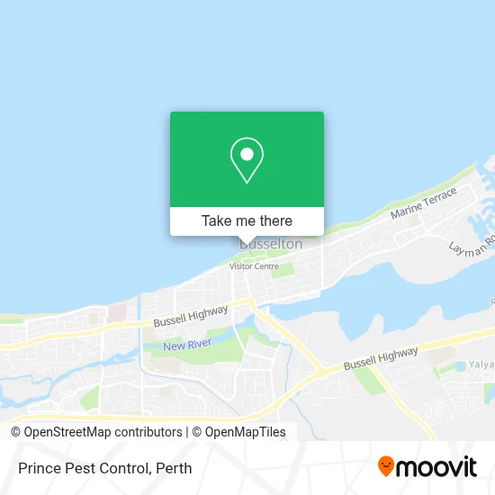 Mapa Prince Pest Control