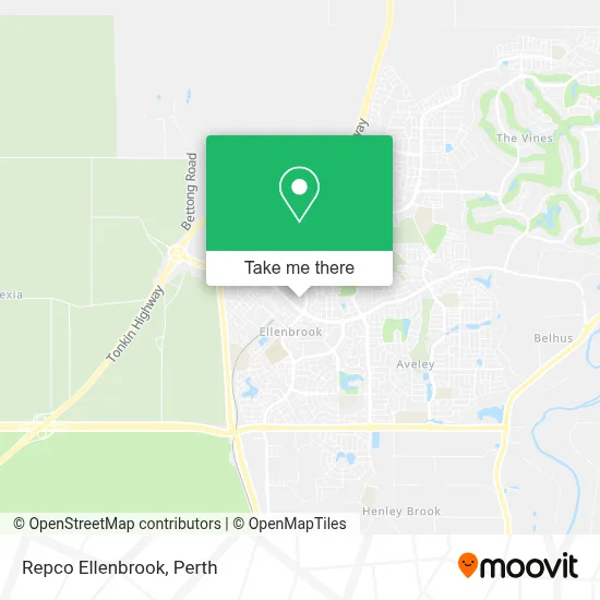 Repco Ellenbrook map
