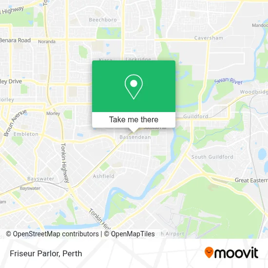 Mapa Friseur Parlor