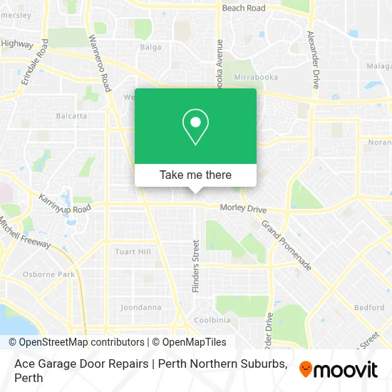 Mapa Ace Garage Door Repairs | Perth Northern Suburbs