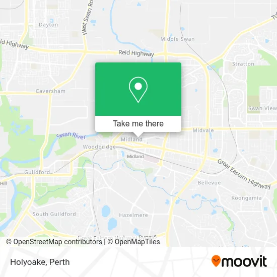 Mapa Holyoake
