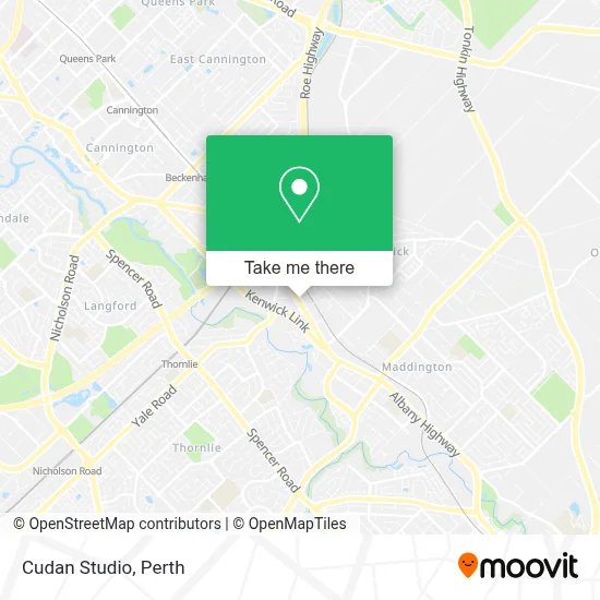 Mapa Cudan Studio
