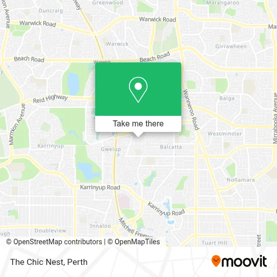 Mapa The Chic Nest