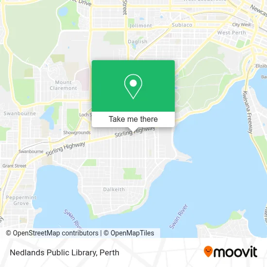 Mapa Nedlands Public Library