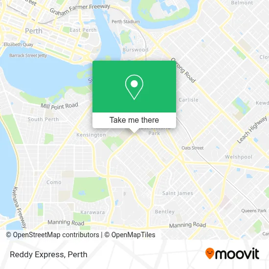 Mapa Reddy Express