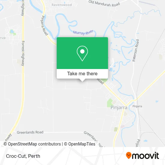 Mapa Croc-Cut