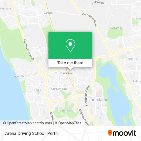Mapa Arena Driving School