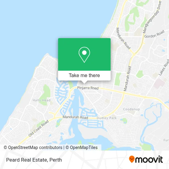 Mapa Peard Real Estate