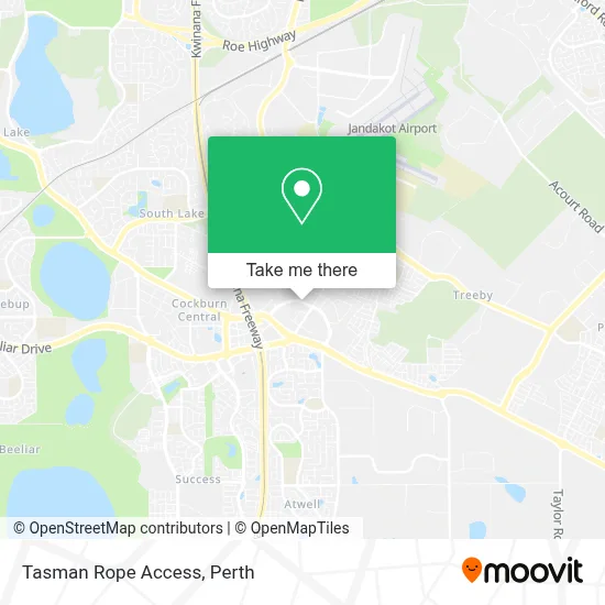 Tasman Rope Access map
