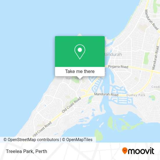 Mapa Treelea Park