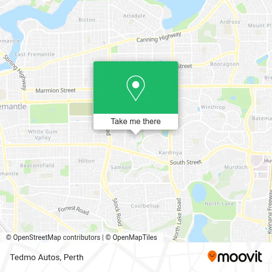 Tedmo Autos map