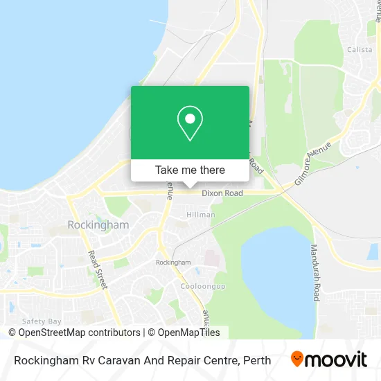 Mapa Rockingham Rv Caravan And Repair Centre