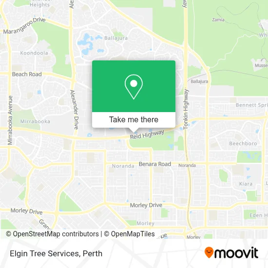 Elgin Tree Services map