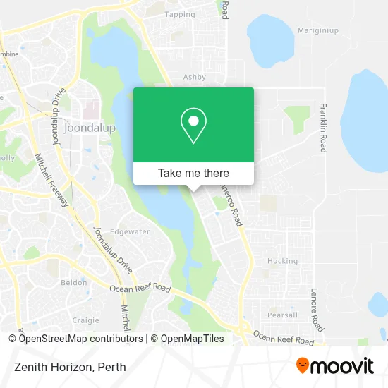 Mapa Zenith Horizon