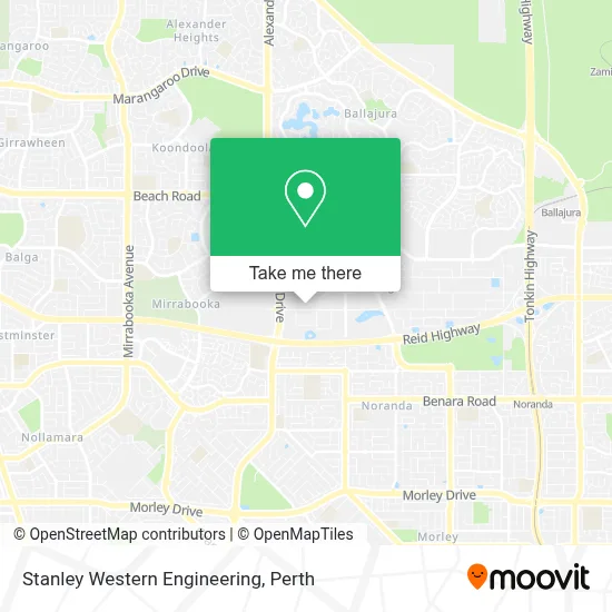 Mapa Stanley Western Engineering