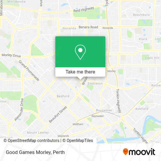 Mapa Good Games Morley