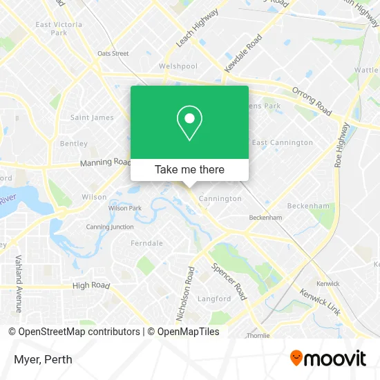 Mapa Myer