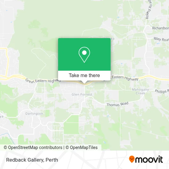 Redback Gallery map