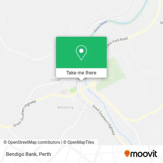 Mapa Bendigo Bank