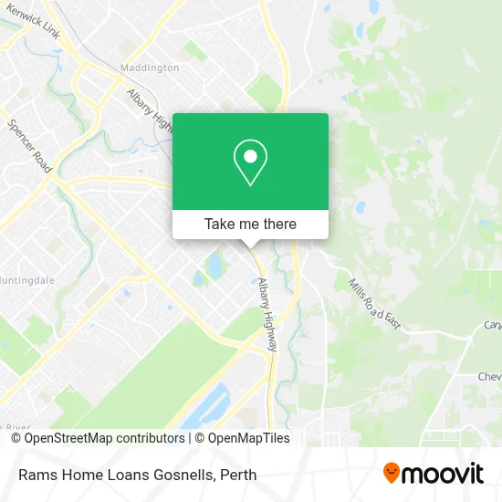 Mapa Rams Home Loans Gosnells